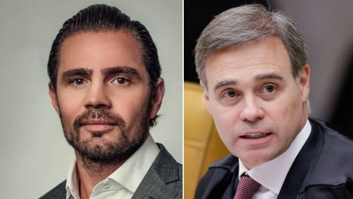 Daniel Vorcaro e André Mendonça, ministro do STF
