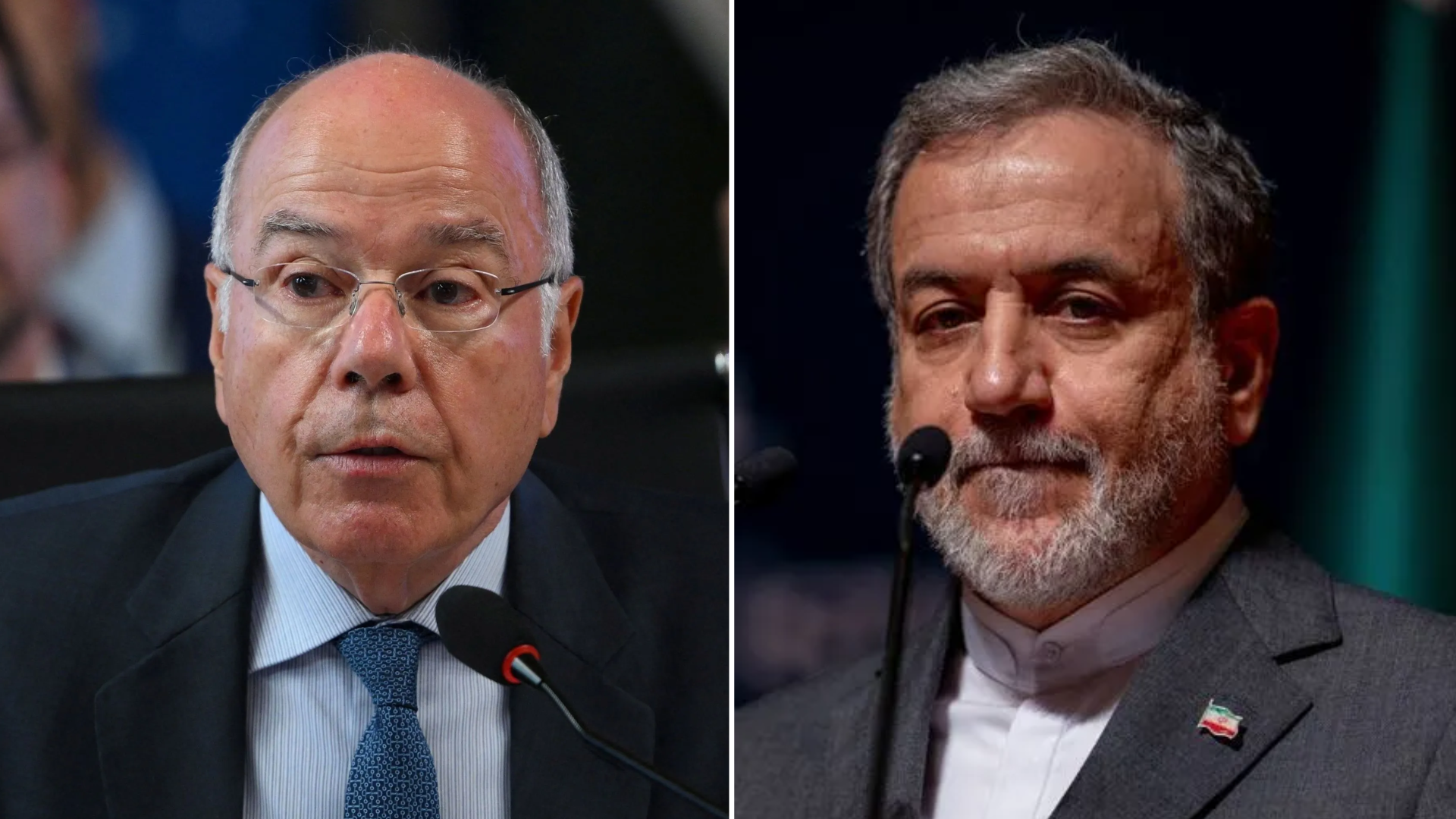 Mauro Vieira e Abbas Araghchi