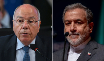 Mauro Vieira e Abbas Araghchi