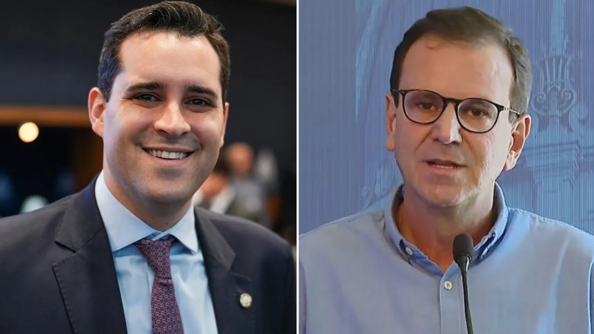 Eduardo Cavaliere (PSD) e Eduardo Paes (PSD)