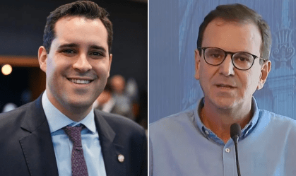 Eduardo Cavaliere (PSD) e Eduardo Paes (PSD)