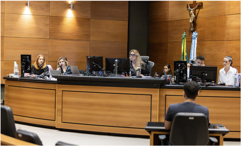 O julgamento foi presidido pela juíza Tula Corrêa de Mello • Divulgação - TJRJ