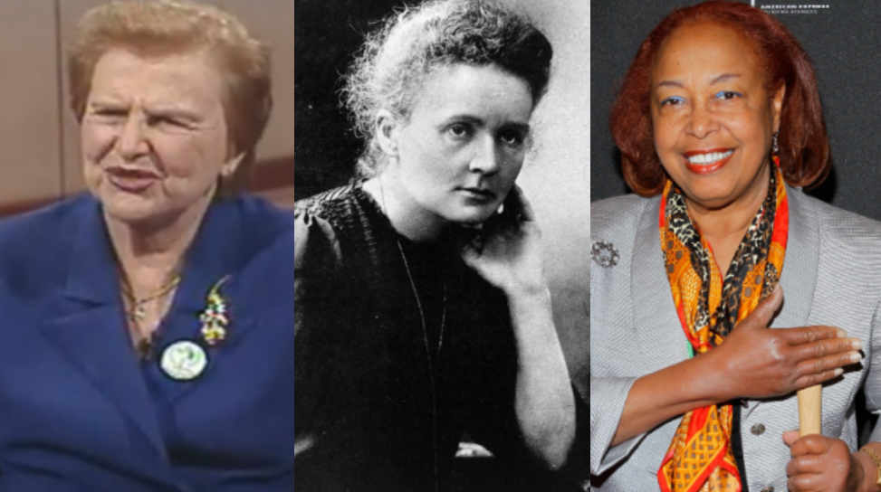 Zilda Arns, Marie Curie e Patricia Bath