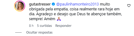 Guta Stresser rebate críticas por sua aparência • Instagram/Guta Stresser