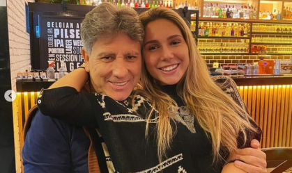 Carol Portaluppi, filha de Renato Gaúcho