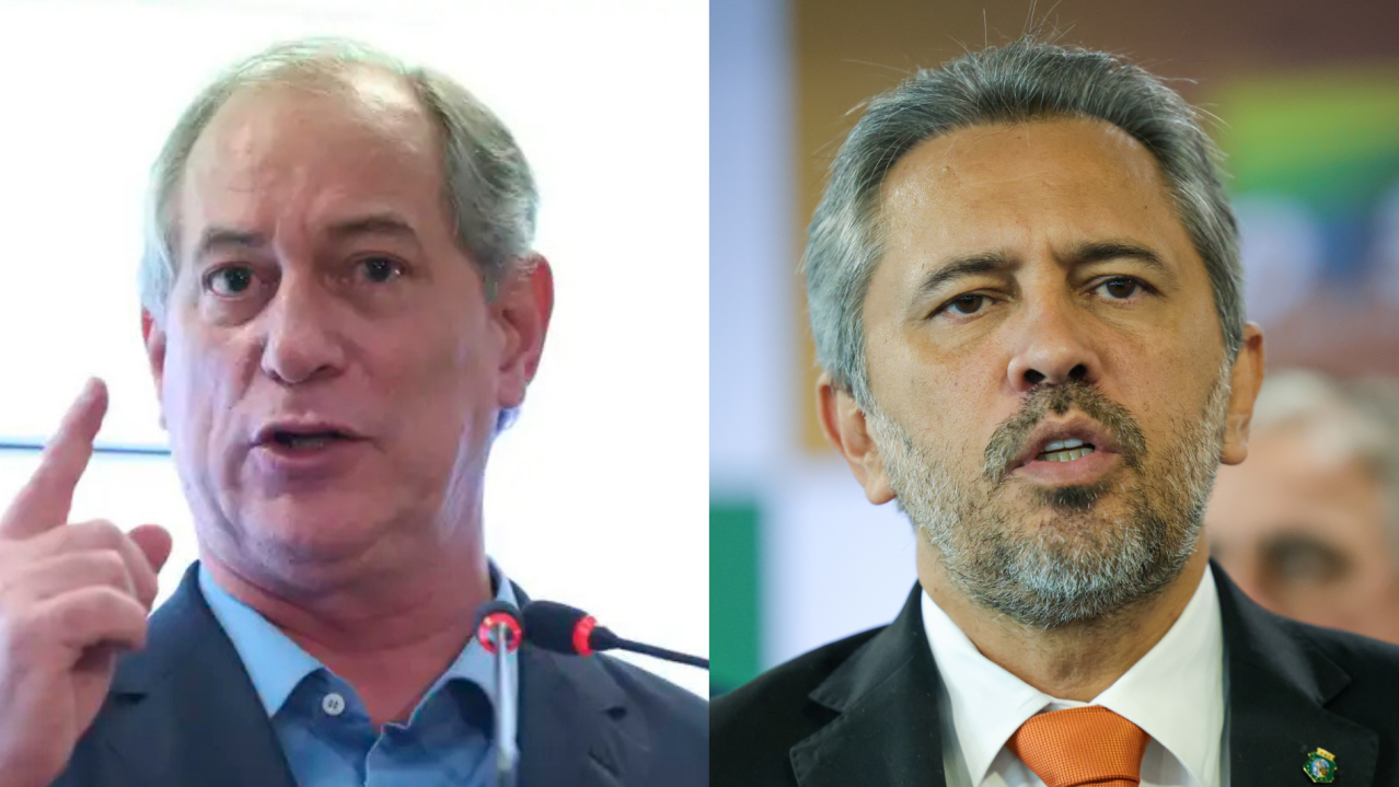 Ciro Gomes (à esquerda) e Elmano de Freitas (à direita)