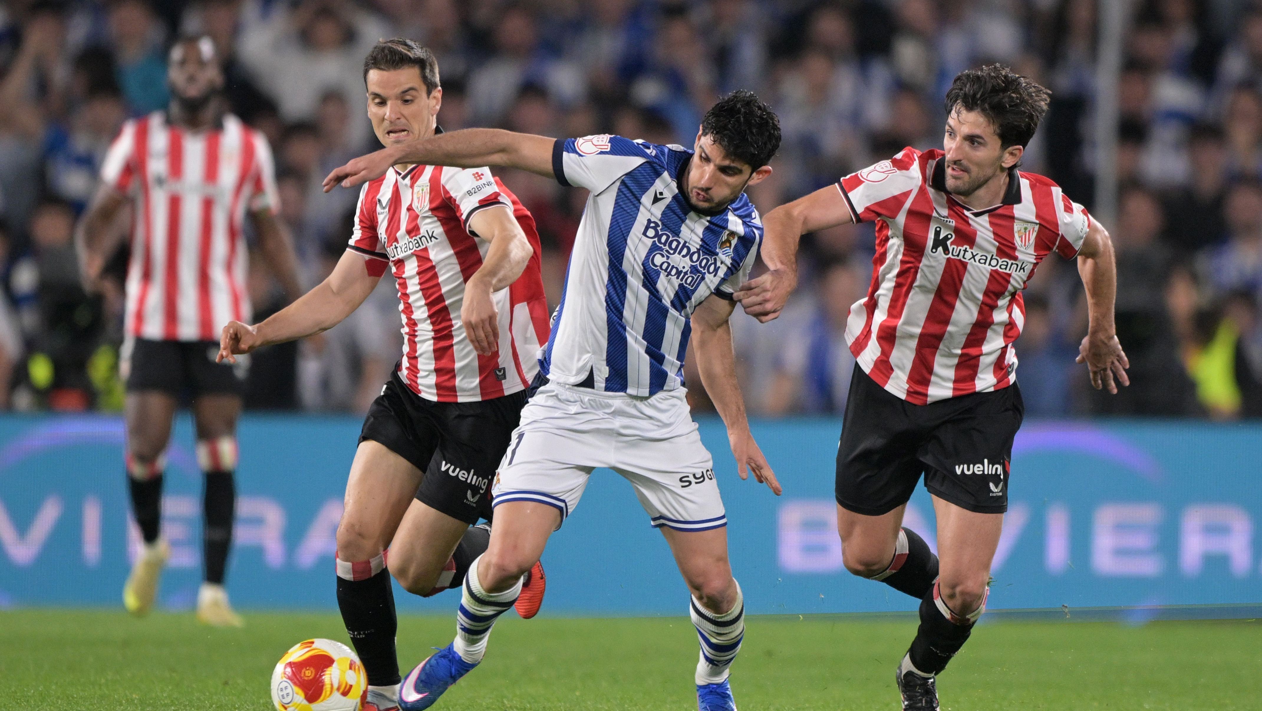 Real Sociedad elimina Athletic Bilbao e vai à final da Copa do Rei da Espanha
