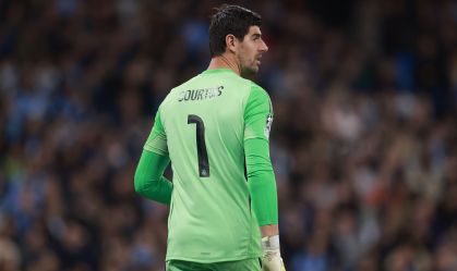 Courtois durante Real x City