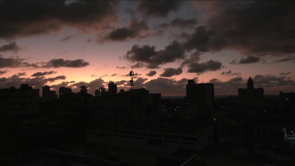View of Havana's skyline as city plunges into darkness following Cuba's electric grid collapse