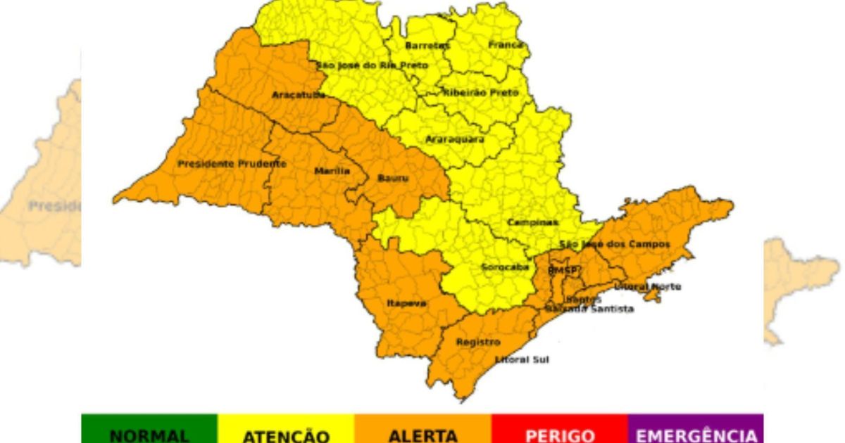 Com alerta de fortes chuvas, Defesa Civil mantém Gabinete de Crise em SP