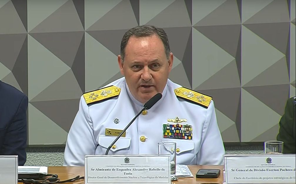 Marinha defende uso de tecnologia nuclear nos setores de defesa e energia