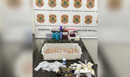 APREENSÃO AEROPORTO FOZ DO IGUAÇU