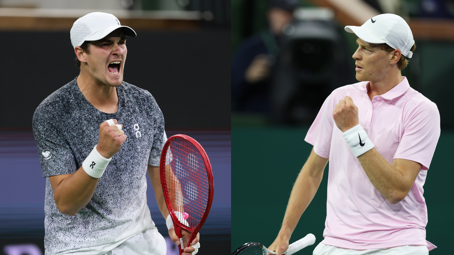 Brasileiro João Fonseca enfrenta Jannik Sinner nas oitavas de Indian Wells.