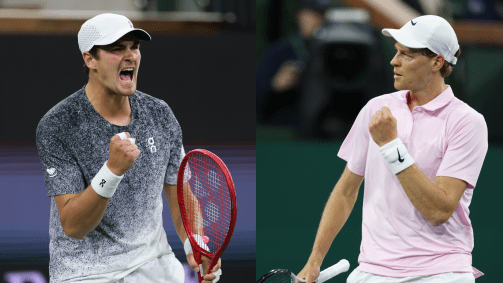 Brasileiro João Fonseca enfrenta Jannik Sinner nas oitavas de Indian Wells.