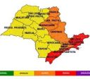Chuvas fortes: Defesa Civil emite alerta severo para todo litoral paulista