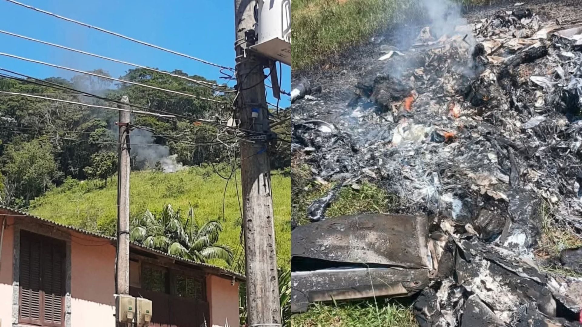 QUEDA AVIÃO RIO CLAROS RJ