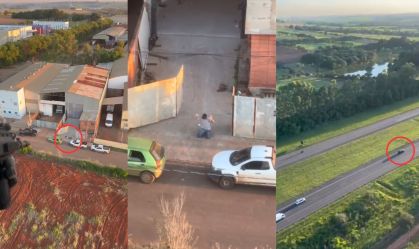 PERSEGUIÇÃO INTERIOR SP HELICOPTERO PM