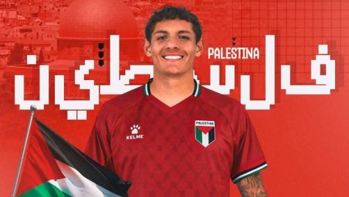 Diogo Samara foi convocado para representar a Seleção da Palestina Sub-20