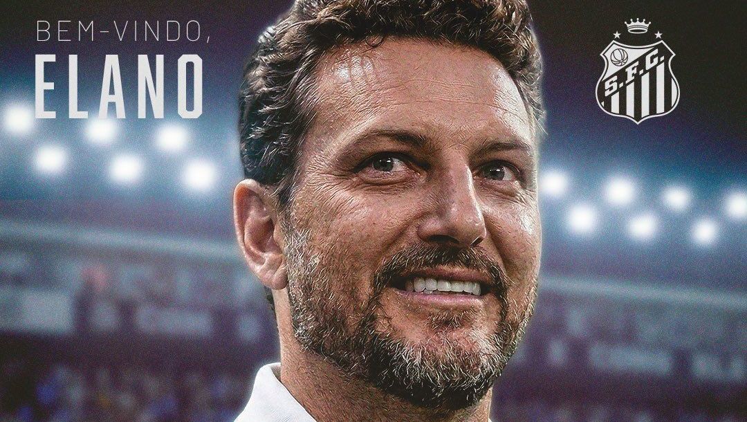 Elano, ex-jogador do Santos e novo gerente das categorias de base do clube