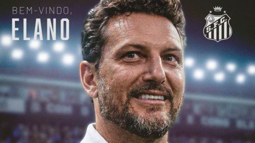 Elano, ex-jogador do Santos e novo gerente das categorias de base do clube