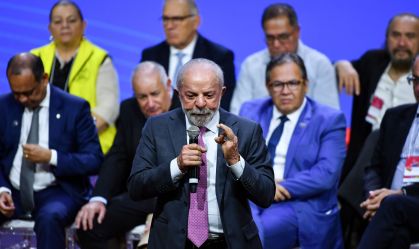 O presidente Luiz Inácio Lula da Silva (PT)