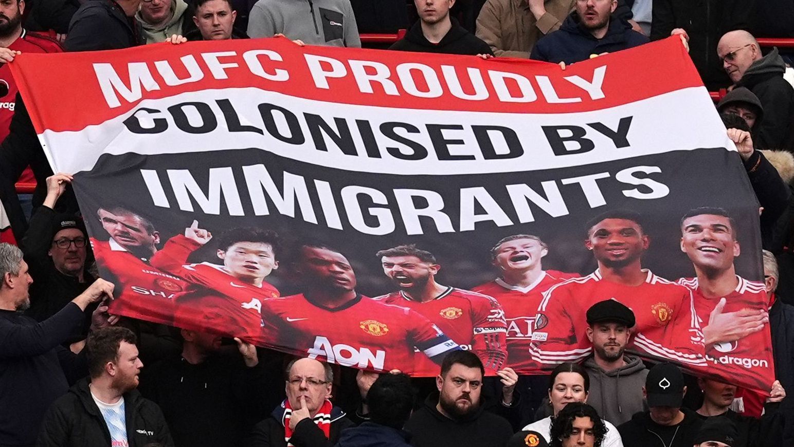 Torcida do United rebate sócio: “Orgulhosamente colonizado por