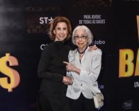 Fernanda Torres prestigia mãe e irmão em pré-estreia de "Velhos Bandidos"