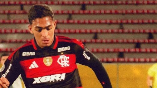 Flamengo em ação na estreia da Libertadores Sub-20