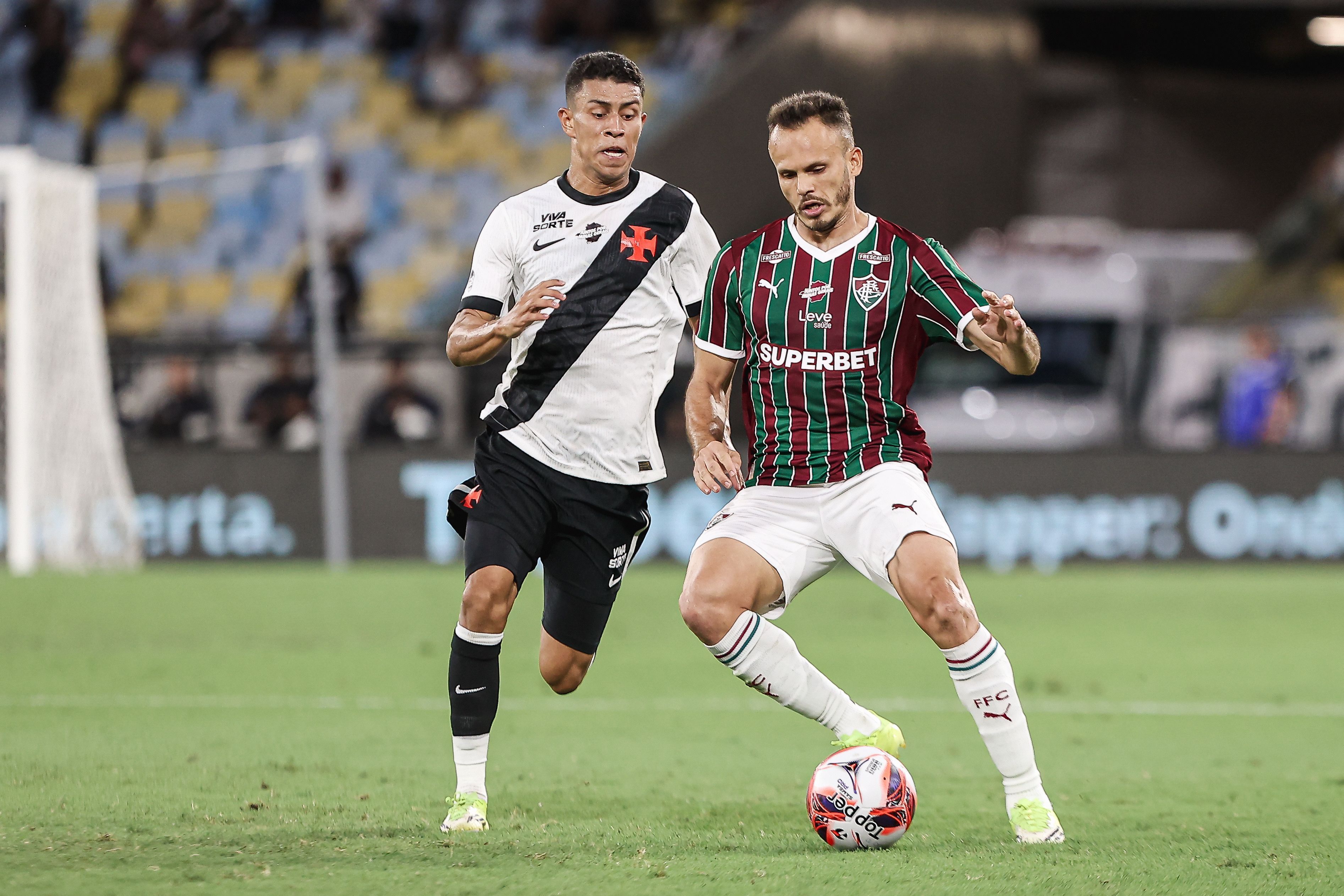 Foto do duelo Fluminense x Vasco