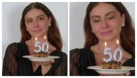 Giovanna Antonelli celebra 50 anos e equipe faz homenagem; veja