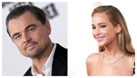Leonardo DiCaprio aparece de mãos dadas com Jennifer Lawrence; veja foto
