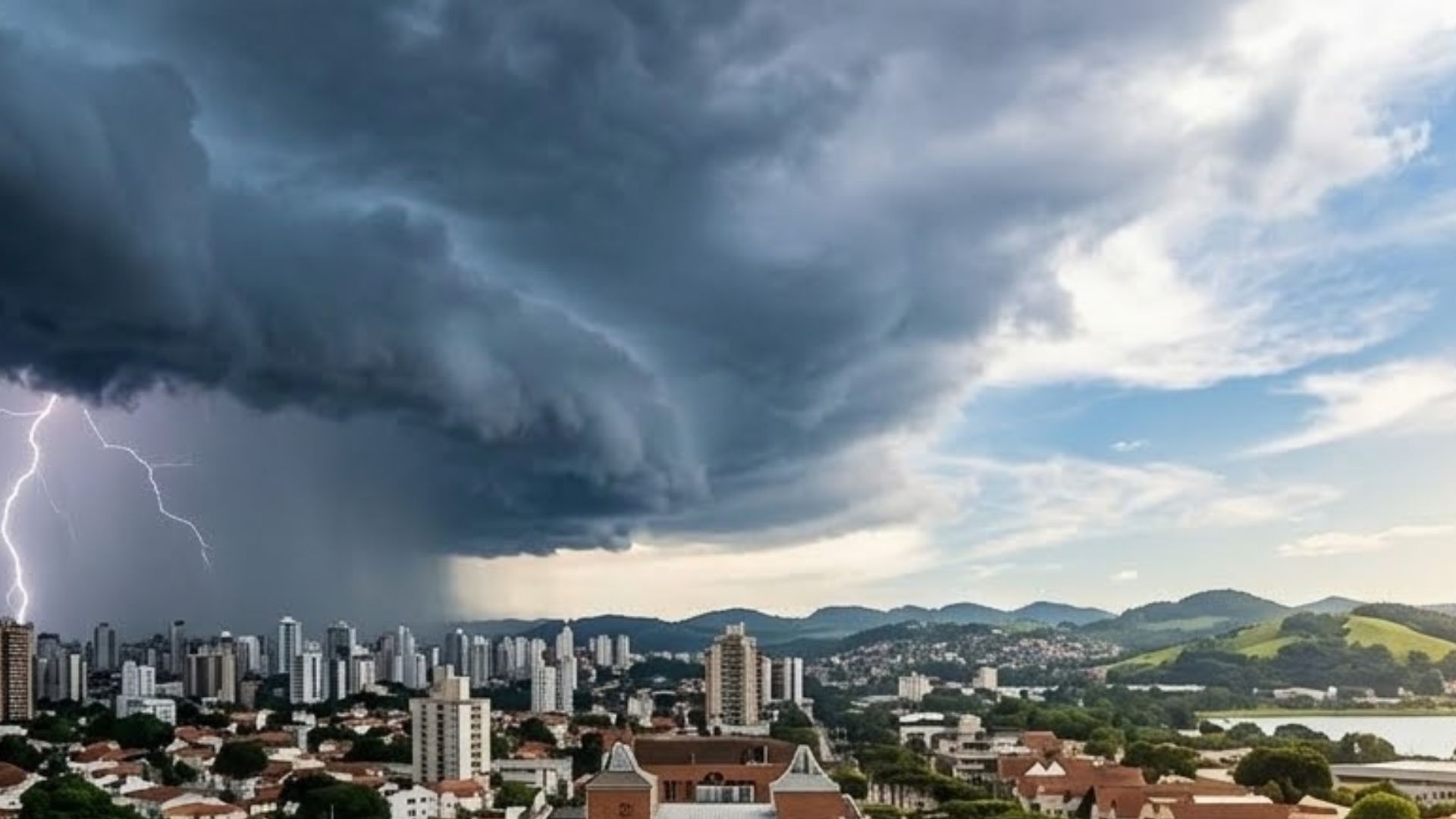 Frente fria deve trazer tempestades mas calor vai continuar; veja previsão