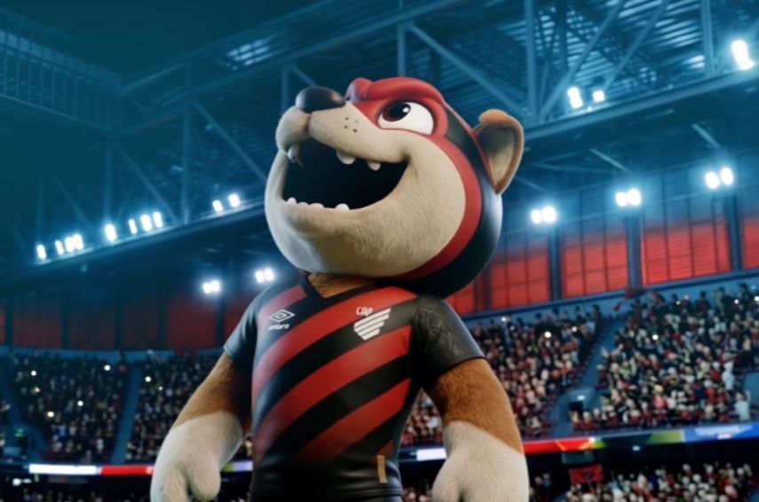 Fura-cão, novo mascote do Athletico-PR