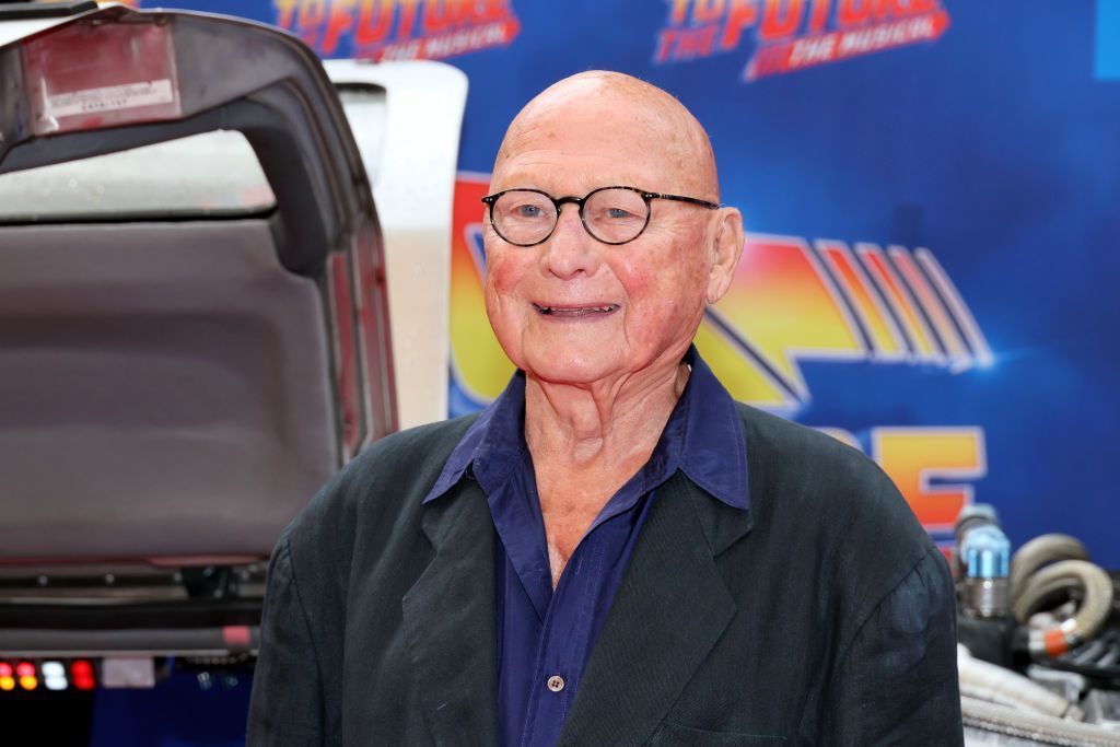 James Tolkan durante musical de "De Volta Para o Futuro", em NY (2023)
