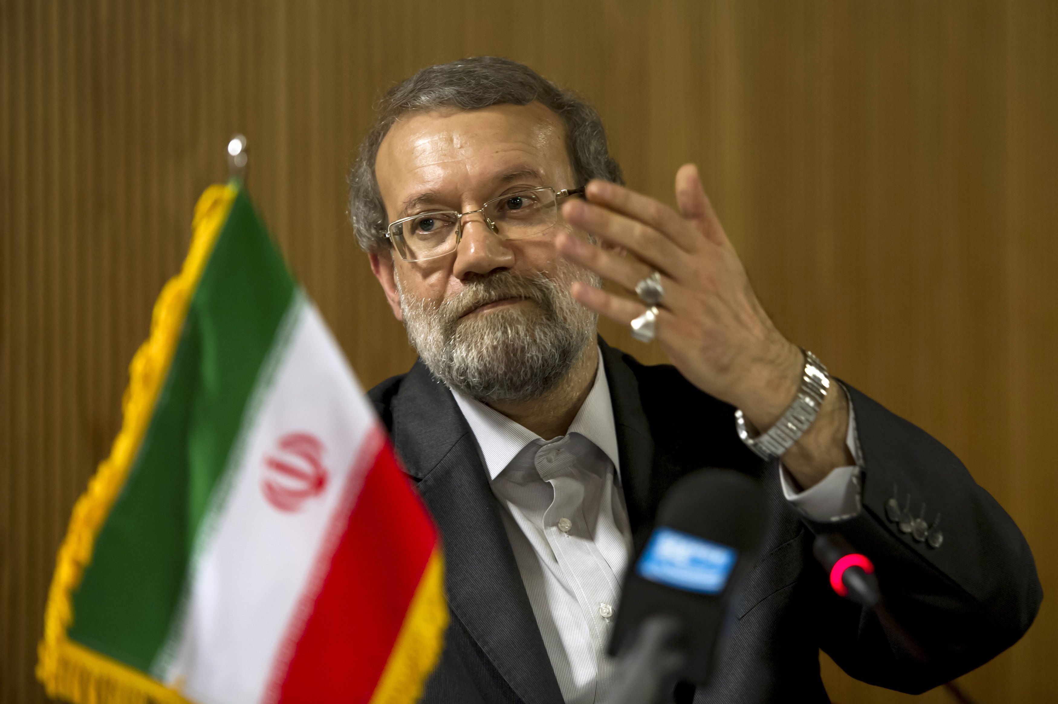 Ali Larijani, chefe do Conselho de Segurança Nacional do Irã