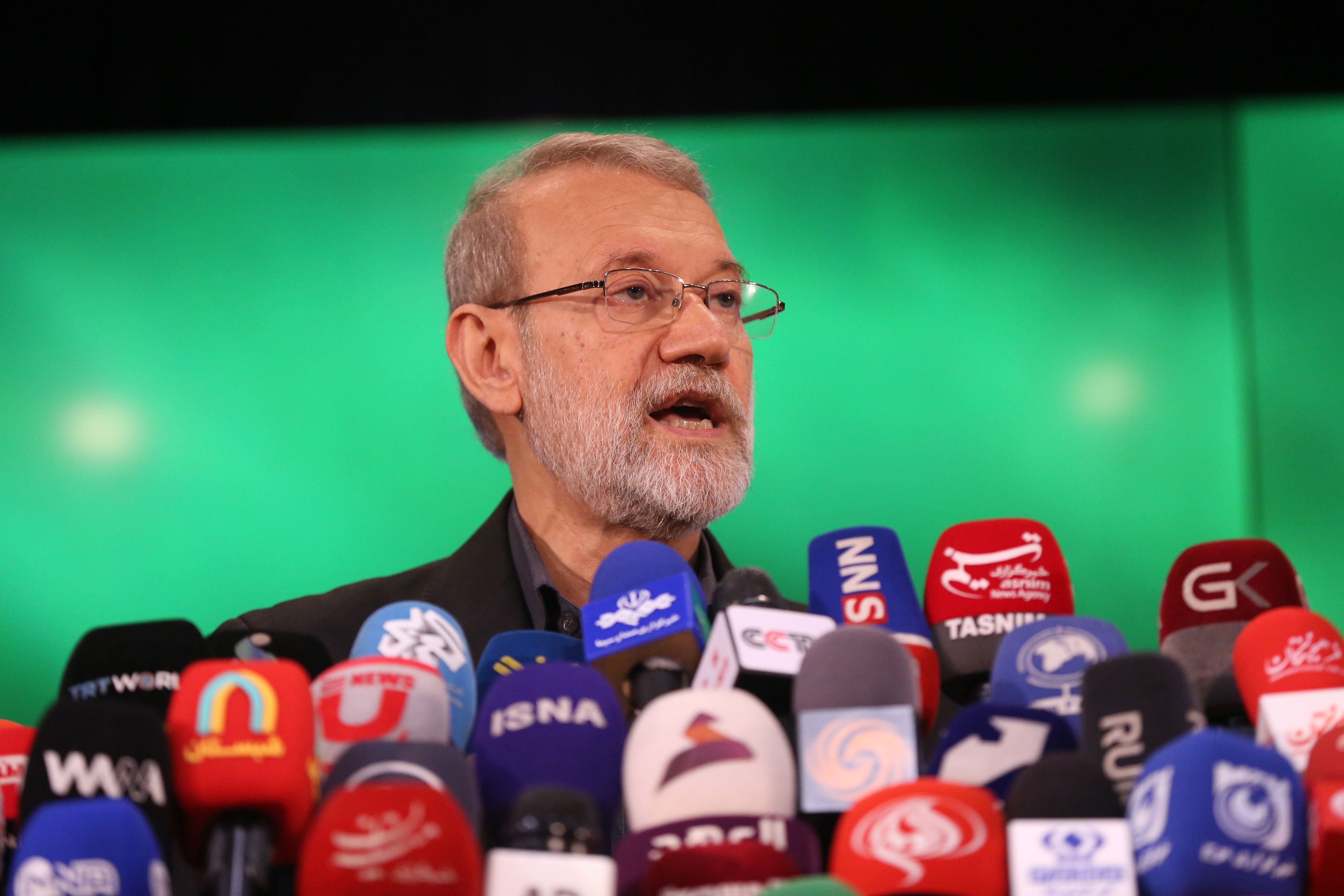 Ali Larijani, secretário do Conselho Supremo de Segurança Nacional do Irã