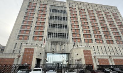 Centro de Detenção Metropolitano em 3 de janeiro de 2026