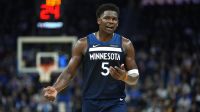 Anthony Edwards sofre lesão no joelho e desfalca Timberwolves por semanas