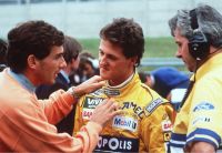 Schumacher pagou por estreia na F1 sob domínio de Senna