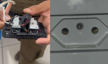 Funcionária encontra microcâmera escondida em banheiro de empresa em SC