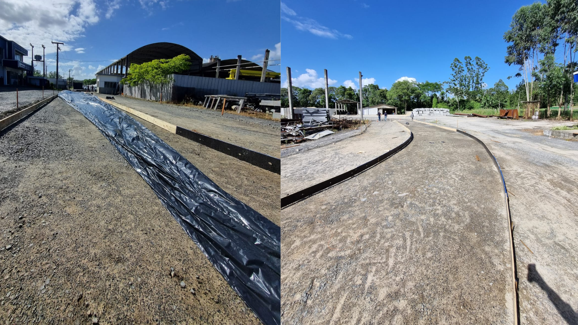 Imagem mostra nova tecnologia de pavimento que promete acelerar obras e reduzir custos