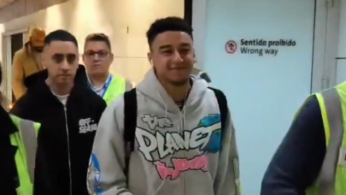 Jesse Lingard desembarcando para assinar com o Corinthians