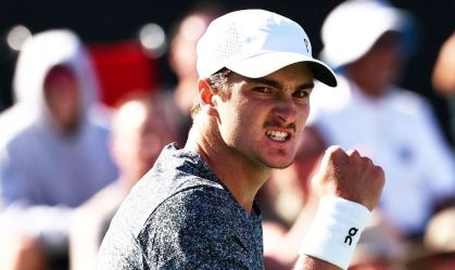 João Fonseca durante vitória sobre Karen Khachanov
