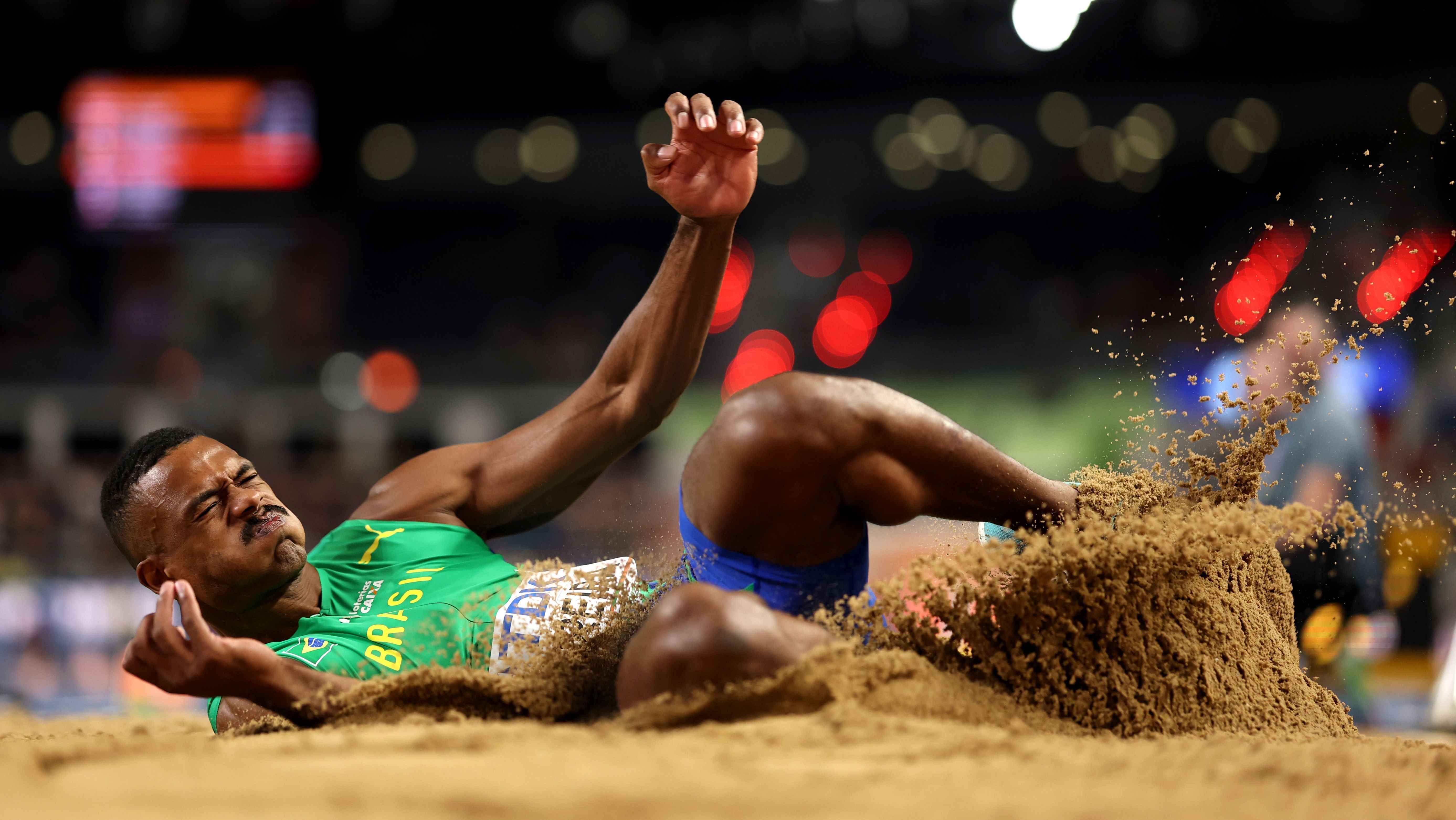 José Fernando Ferreira em ação no Mundial de Atletismo indoor