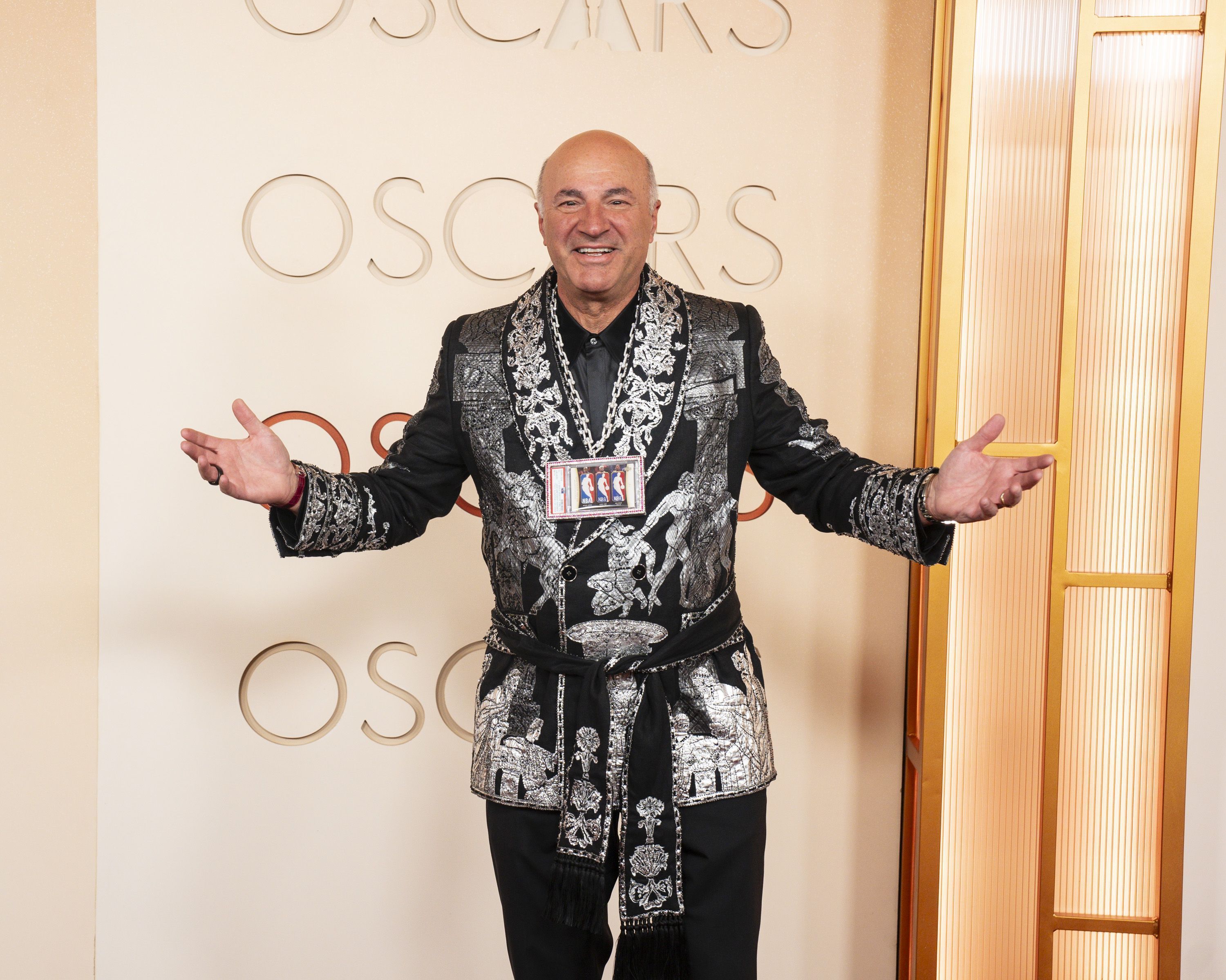 Kevin O'Leary no Oscar 2026 • Disney via Getty Images