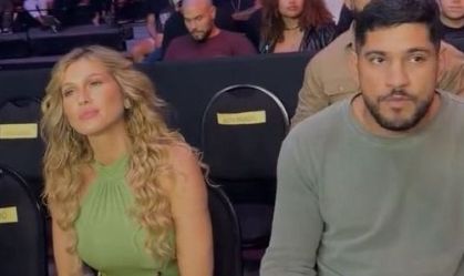 Lívia Andrade e Alex Poatan flagrados durante evento de luta