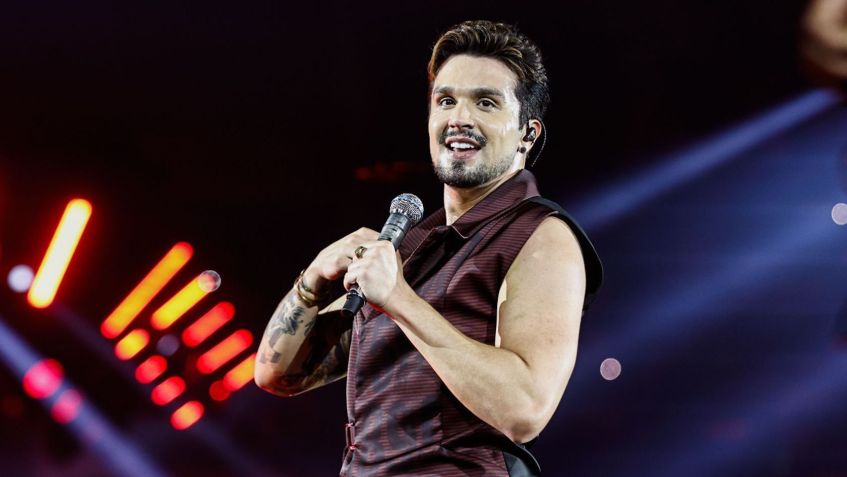 Luan Santana durante a turnê "Registro Histórico" no Allianz Parque, em São Paulo • Van Campos/Agnews