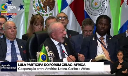 Lula discursa na Cúpula da Celac, em Bogotá
