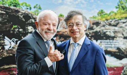 Lula e Gustavo Petro