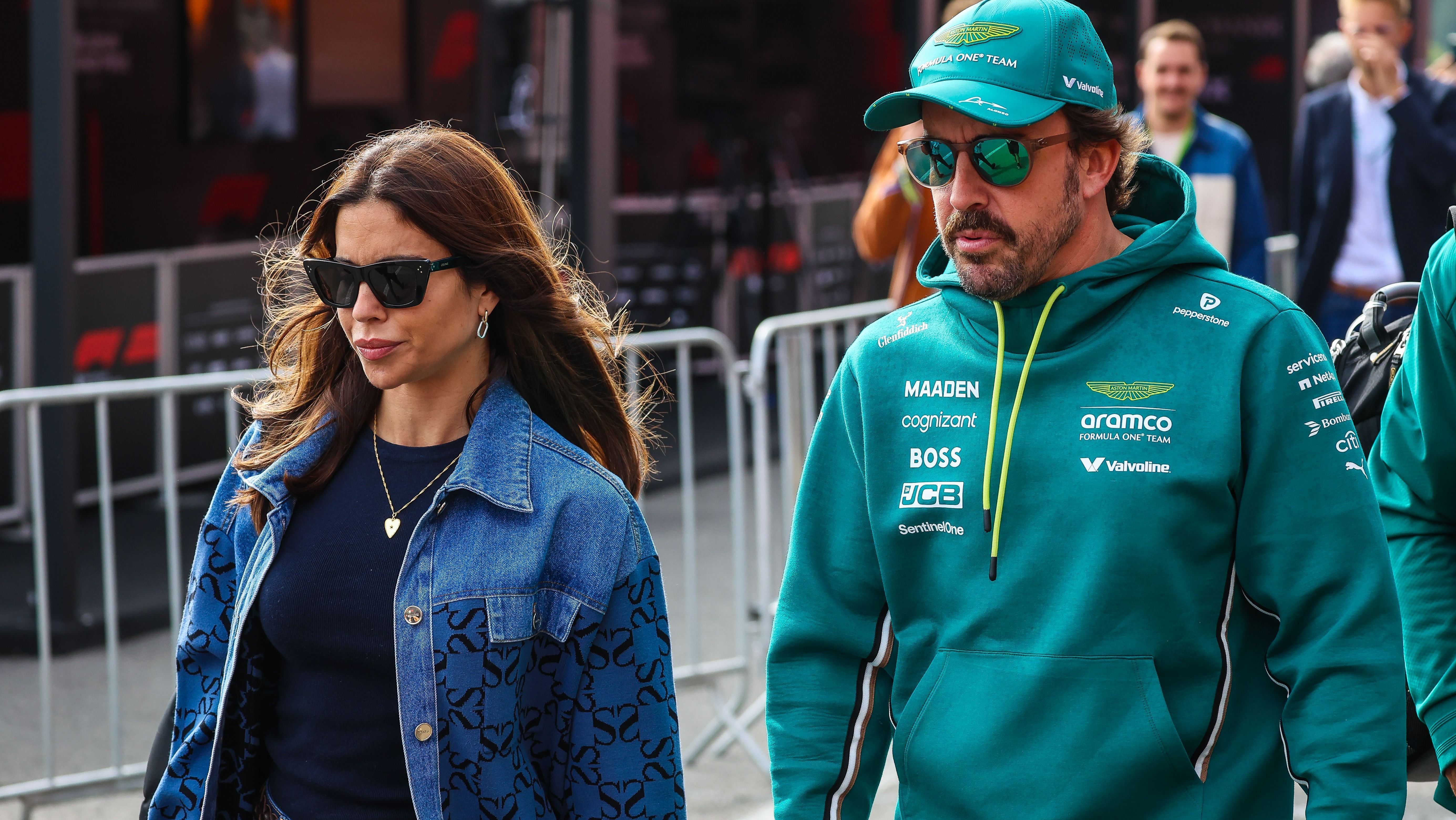 Melissa Jiménez e Fernando Alonso